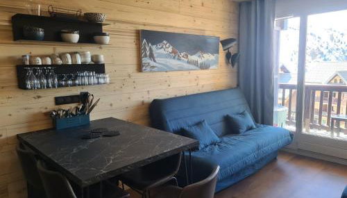 appartement le Chamois 312 Valmeinier 1900 piscine extérieur uniquement ouverte saison d été avec 1 chambre - Foto 4