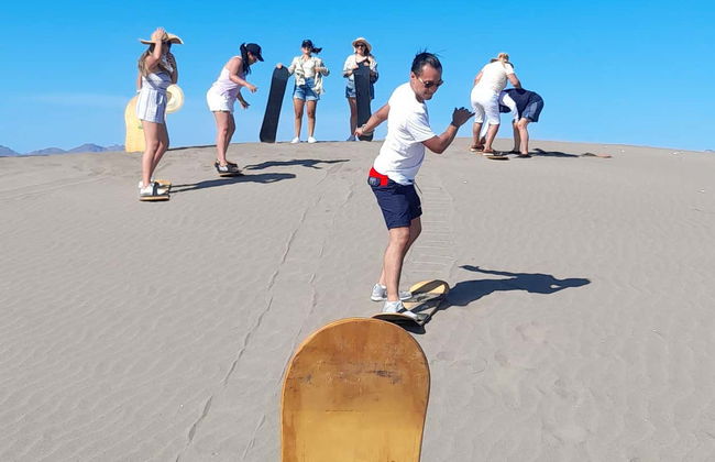Sandboarding sur la plage d'El Mogote - Photo 6