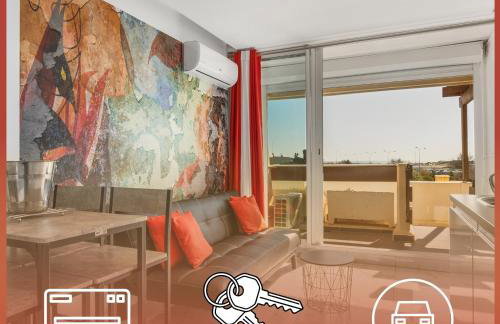 Le Wallis Studio terrasse coursive vue mer Port Nature Village Naturiste - Photo 1