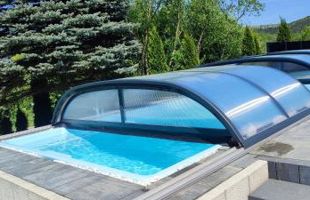 Domek Viking z prywatnym ogrzewanym basenem sauną oraz balią z jacuzzi - Foto 44