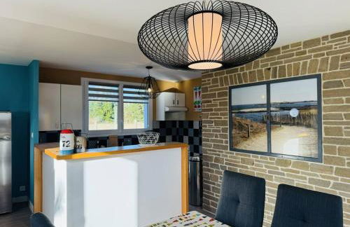 Confortable maison rénovée, jardin clos, 1km plage - Foto 5