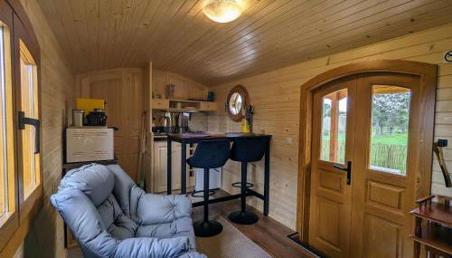 Roulotte cosy avec jacuzzi et spa, massages bien-être, nature et calme, près de Lyon - FR-1-582-477 - Foto 2