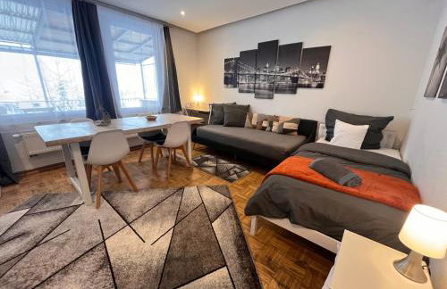 Großes Apartment Aschaffenburg 4 Schlafzimmer bis zu 10 Personen Mainpark Apartment Mainaschaff - Foto 20