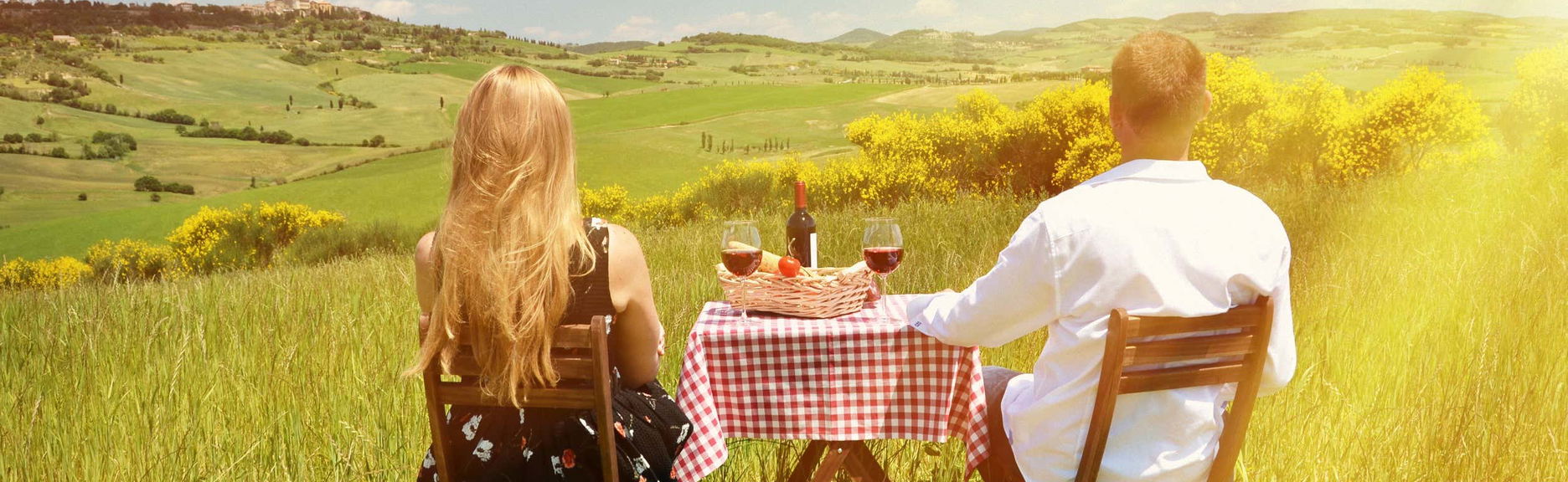 Route des vins dans la région du Chianti