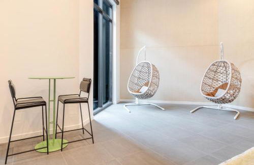 Blueground East Industrial pool AC nr park SFO-1850 - Foto 35