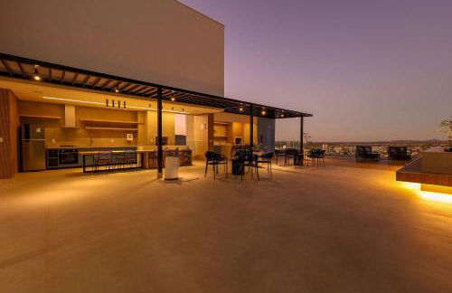 Estúdio Moderno no City House - Área de lazer com vista 360º e Piscina - Foto 8