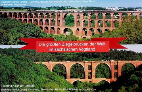 Ferienwohnung "Blick Mylau" - Nähe Freizeitpark Plohn & weltgrößter Ziegelsteinbrücke - Foto 23