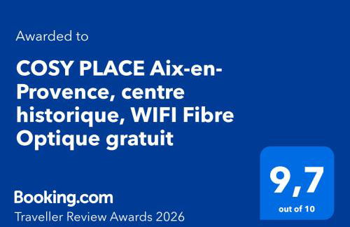 COSY PLACE Aix-en-Provence, centre historique, WIFI Fibre Optique gratuit - Foto 37