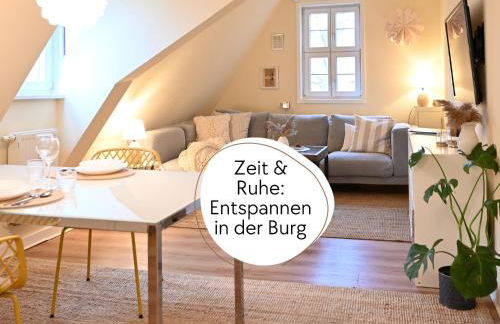 TÜRMERSTUBE - Apartment in der Hinterburg Schlitz - mit Aufzug, Parkplatz, E-Ladestation & Garten - Hunde willkommen - Foto 1