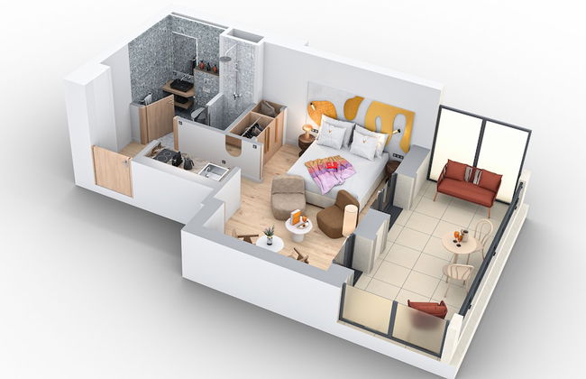 Yuna Porte Maillot - ApartHotel - Photo 71