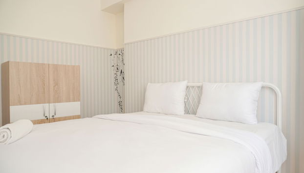 2BR with Comfortable Design at Podomoro Golf View Apartment - Foto 5, Habitación