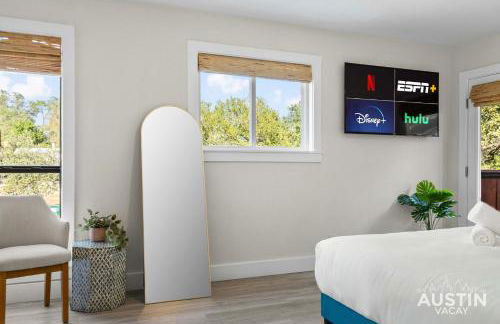 Pet Friendly 3BR 3BA Hill Country Home w Private Pool and Grill by Austin Vacay - Foto 61