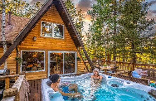 Timber A-Frame, Large Deck, Hot Tub, Fireplace - Foto 42