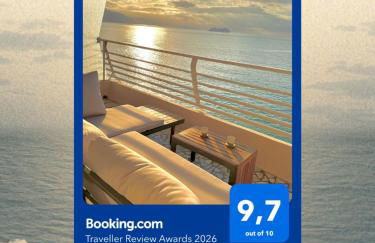 Casa Sud Menton Studio Front de Mer Vue Mer Panoramique Terrasse Parking - Foto 1