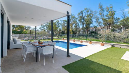 Beach Villa Cosins 1 Mel by Sealand Villas - Foto 3, Garden, sunbed, Garden view