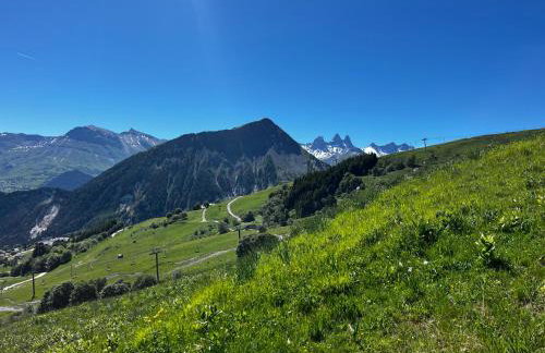 LE CORBIER Vue pistes Studio 5 personnes entièrement rénové et labellisé Qualité Hébergement Sybelles - Foto 34