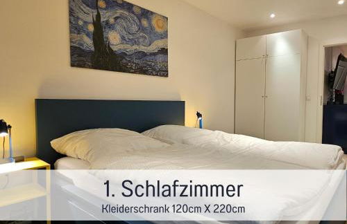Fewokoko-Privat Apartment Zentral Lorettoviertel Rheinufer Altstadt Messe Landtag Königsallee - Foto 18