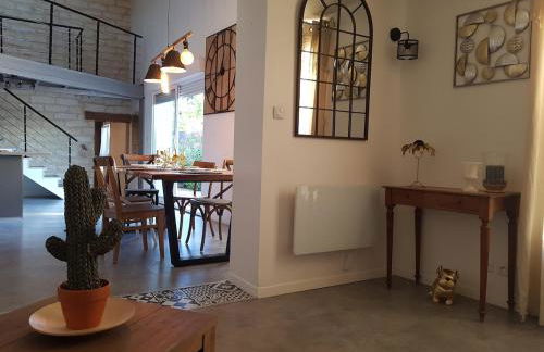 loft, clim, jardin, piscine, calme, parc expo, - Foto 33