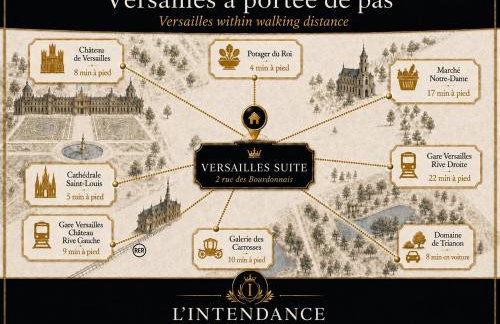 Le Versailles Suite classé 3 étoiles Vue Château & Potager - Foto 44