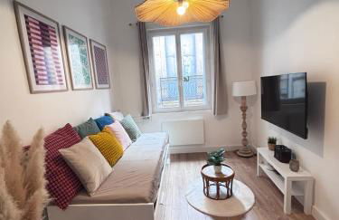 SYLOU - Centre historique, 4 personnes, Climatisation, Netflix, Comédie, Tramway, Gare - Foto 12