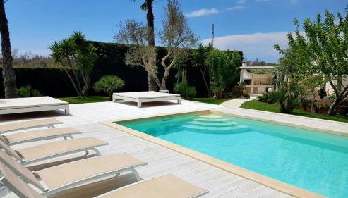 Villa Gina - Torre San Giovanni - Foto 4, Garden, sunbed