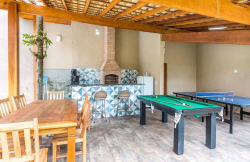 Atibaia com piscina, churrasqueira, sinuca, pingpong - Foto 26