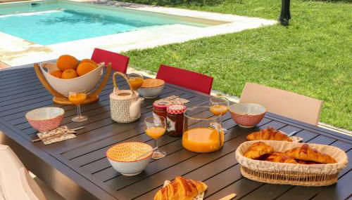 Villa Quatreal Piscine privée, chauffée - Foto 4, Garden, Garden view