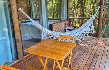 Chalé Valle dos sonhos romântico privativo com hidromassagem e lareira - Foto 2