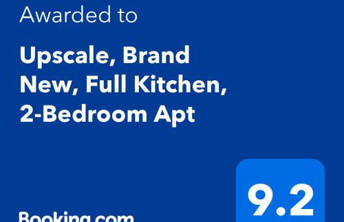 Upscale, Brand New, Full Kitchen, 2-Bedroom Apt - Foto 2