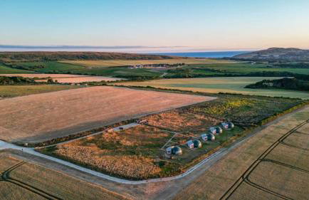 Dome Meadow 1 with Outdoor Tub At Tapnell Farm - Foto 10