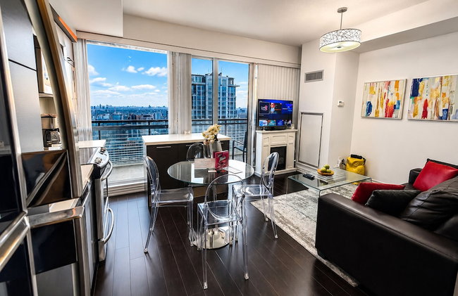 Quiet Medical Stay Condo - Walk to Hospitals, Uhn, Sickkids - Fast Wifi, Balcony - Foto 4