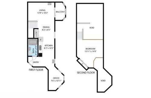 Jacuzzi 1BR loft with den and office-open concept - Foto 35