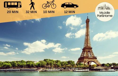 MyJolieParisHome - King size beds, 2 bathrooms, free parking - Foto 40