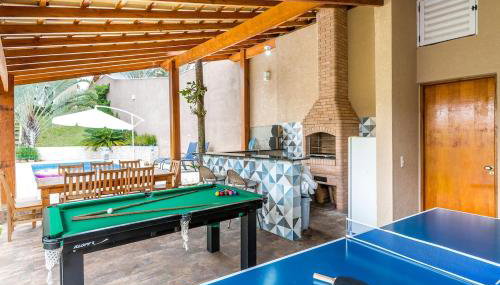 Atibaia com piscina, churrasqueira, sinuca, pingpong - Foto 3