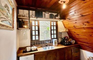 Chalé Romântico Salesópolis - banheira de hidromassagem e condomínio resort - Foto 15