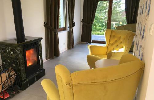 Malinowe Wzgórze domki 90 m2 z sauną i balią - Foto 39