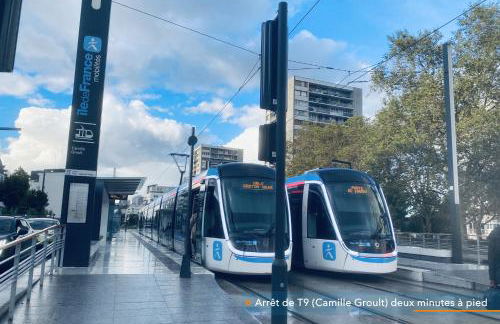 Appartement parisien neuf, moderne avec une grande salon, 2 chambres, 3 lits, parking gratuit, 15min de Paris et 13 min aéroport Orly - Foto 16