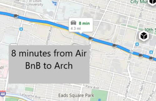 St Louis Tower Grove Two-Story Townhome Perfect for Groups Side B - Photo 17