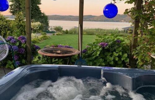 House with private beach by the lake, whirlpool - Foto 21