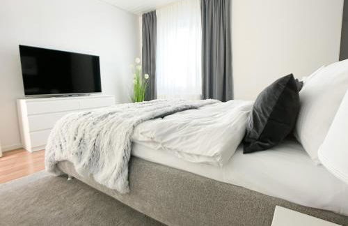 M-Style 01 Apartment mit Terrasse und Gasgrill, 24h Self-Check-In, Free Parking, Netflix - Foto 15