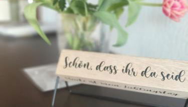 Gemütliche Wohnung mit Blick in die Wiesen - Foto 2