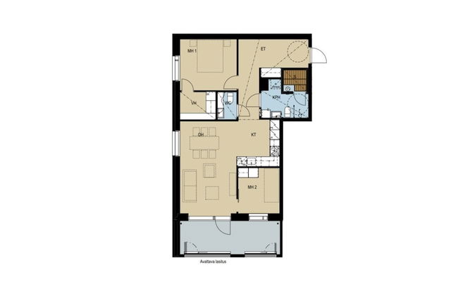 Brand New 2BR at Tammela Stadion, Sauna and Balcony - Foto 14