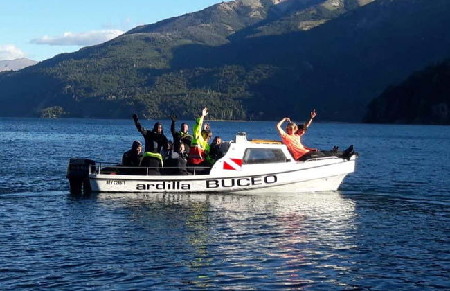 Bautismo de buceo en el lago Moreno - Foto 6