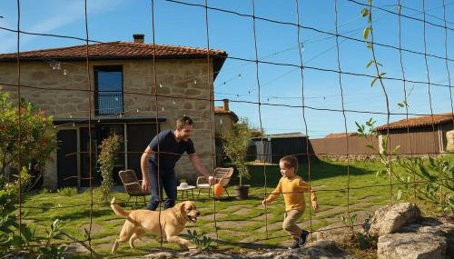 Encantadora Villa de Piedra con Jardín y Chimenea - Foto 5, Garden, Garden view