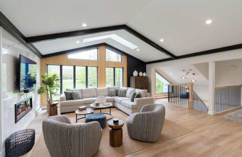 Modern Catskills Retreat with Creek & Fire Pit - Foto 3