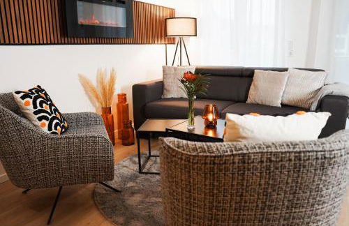 Paderborn-Oase mit Kamin-Balkon-Stilvolles Zuhause-24 -7 Self Check in, kostenloser Parkplatz - Foto 2