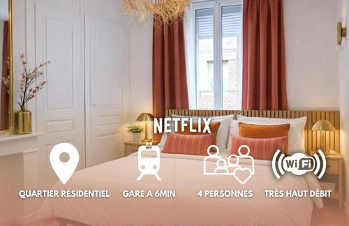 La Maison nette, calme, parking, 6 min a gare - Foto 2