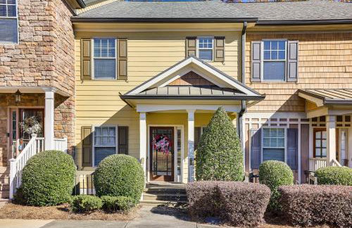 Private Patio, Decks Waterfront Eatonton Townhome - Foto 35