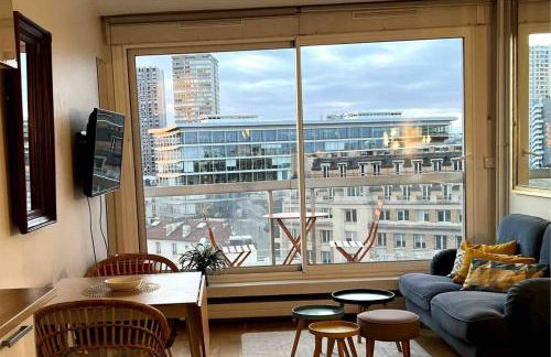 Tour Eiffel - Studio vue imprenable au-dessus des toits, balcon - Foto 64