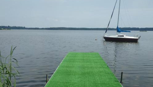 Linia brzegowa prywatny pomost własny kajak hamaki grill ognisko kominek w domu taras Domek dla 6 osób nad samą wodą BRZÓZKI 1 - Foto 2